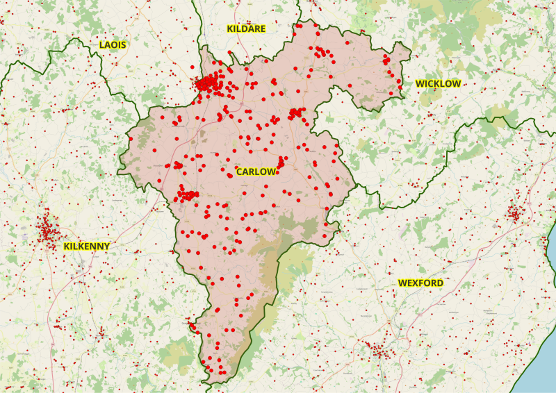 Carlow Planning application trends