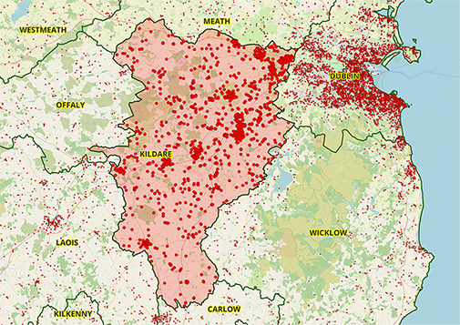 Planning Applications Across County Kilkenny (Mapped Locations)